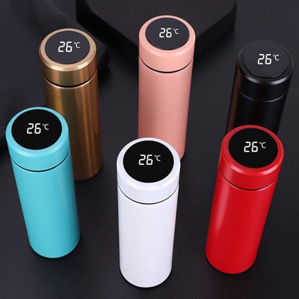 LED Temperature Display Flask Bottle