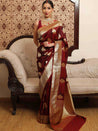 Banarasi Soft Silk Sarees With Blouse