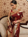 Banarasi Soft Silk Sarees With Blouse